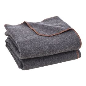 VEVOR Wool Camping Blanket, Large Warm Stadium Blanket, Waterproof & Windproof, Flame Retardant, Great for Outdoors, Picnics, Hiking, Sports Events