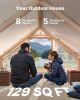 VEVOR Inflatable Tents for Camping, 5-8 Person Easy Setup Blow up Tent with Hand Pump