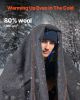 VEVOR Wool Camping Blanket, Large Warm Stadium Blanket, Waterproof & Windproof, Flame Retardant, Great for Outdoors, Picnics, Hiking, Sports Events