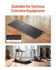 VEVOR Foldable Walking Pad Treadmill Mat, 1/4" Thick, 24" x 68" Exercise Equipment Mat for Elliptical on Carpet Hardwood Floor