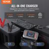 VEVOR Smart Battery Charger, 20-Amp, Lithium LiFePO4 Lead-Acid (AGM / Gel / SLA) Car Battery Charger with LCD Display