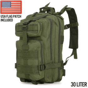 XG-MB30 - Small Tactical Backpack Survival Assault Bag 30 Liter (Option: Army Green)