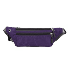 Waterproof Fanny Pack for Running and Travel (Option: Purple)